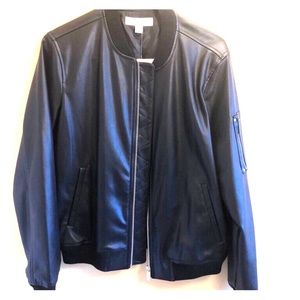 Michael Kors black leather jacket - NWT, medium